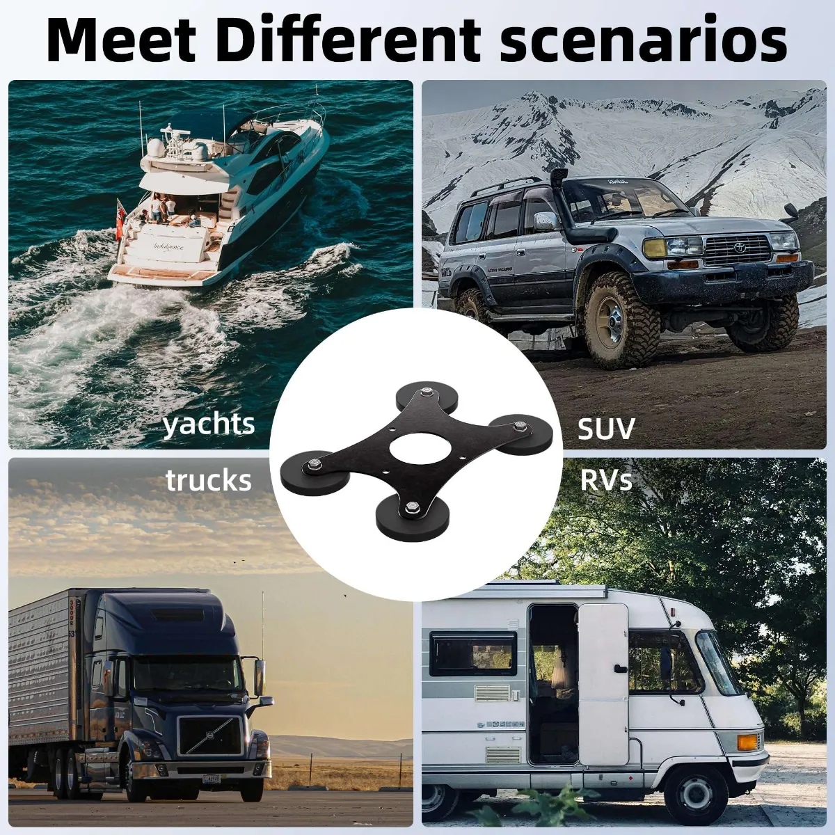OASIDOS 265LBS Starlink Mini magnetic mount for RV truck boat yacht